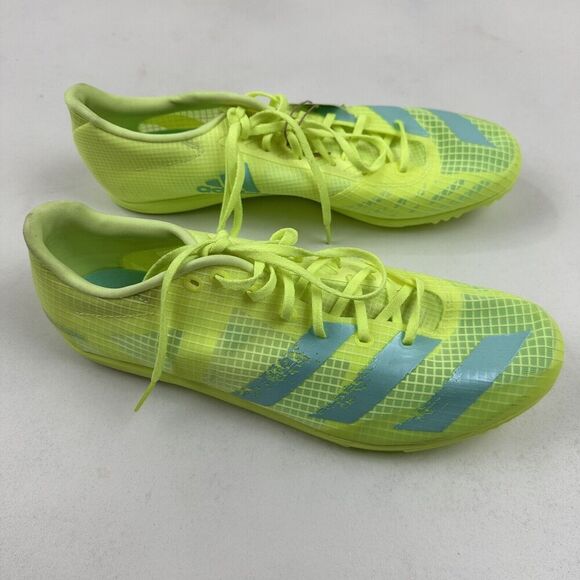 NEW Adidas Distancestar Women’s Running Shoes Track & Field Solar Yellow 11.5 - Picture 7 of 11